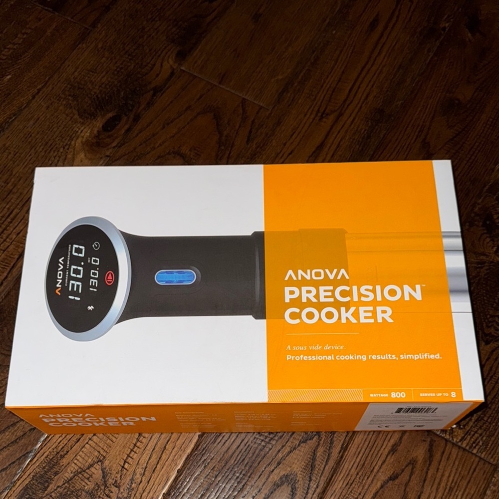 Open Box Anova Precision Cooker in Black and Orange - Picture 2 of 7